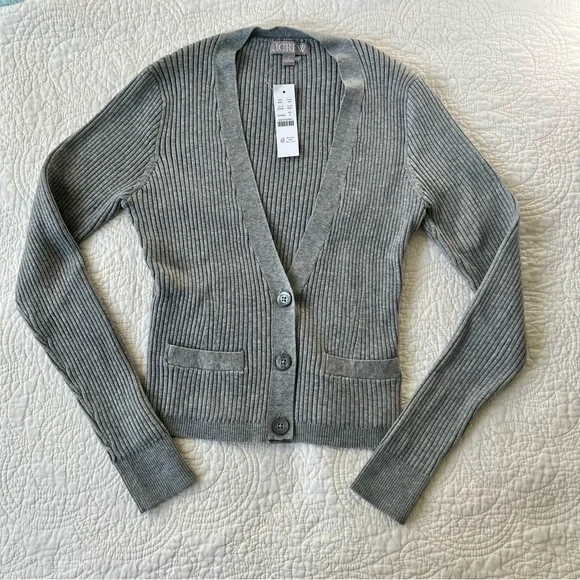 NWT J. Crew V-Neck Cardigan - Picture 4 of 9